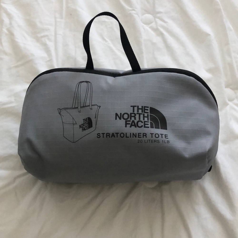 North face tote in a bag